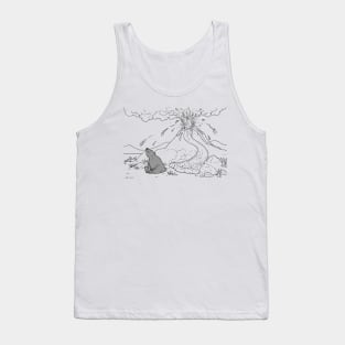 Dumb Bear Volcano Tank Top